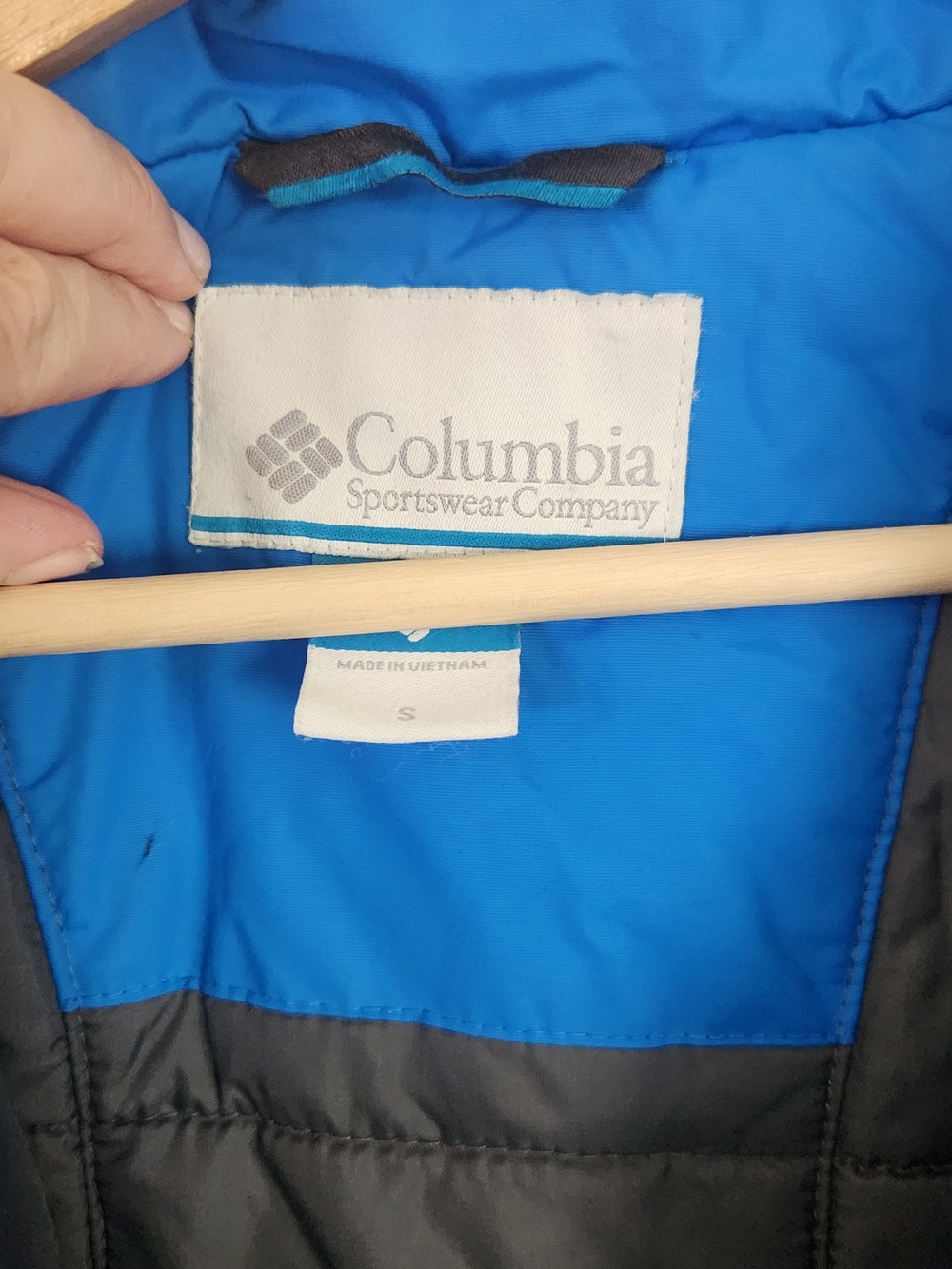 Columbia Mens Blue Puffer Jacket